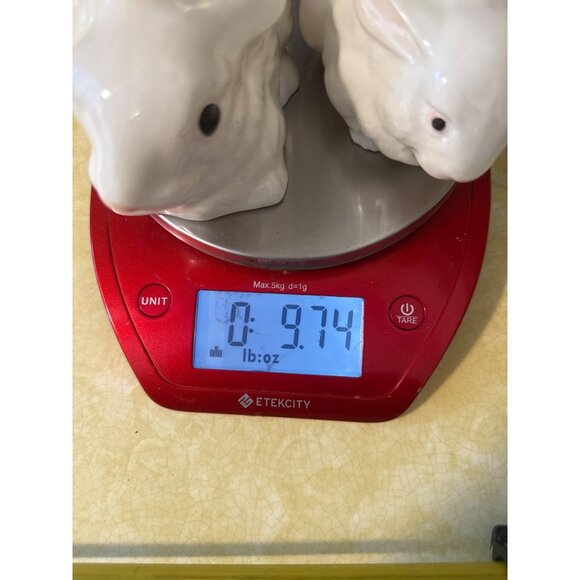 Vintage Ceramic Rabbit & Guinea Pig Salt & Pepper Shakers - Picture 9 of 9